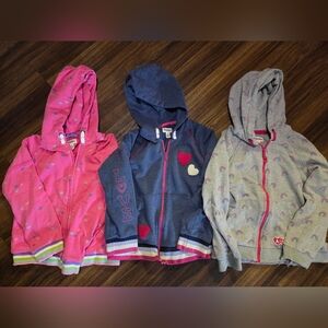 Hatley Girls Zip Up Hoodie Bundle Size 8 & 10